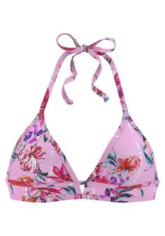 sunseeker Triangel-Bikini-Top Bikini Oberteil Damen rosa-bedruckt