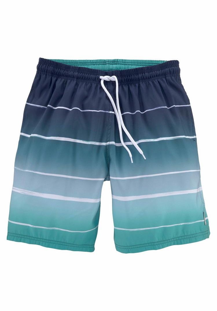 Bench Bench Badeshorts Badehose Herren - blau-t&uuml;rkis - 0 | SportScheck