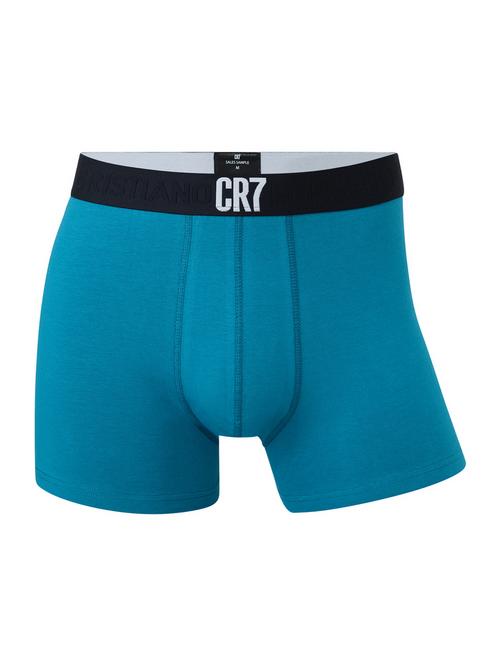 Rückansicht von CR7 Cristiano Ronaldo Boxer Basic Trunk Organic Boxershorts Herren Multicolour