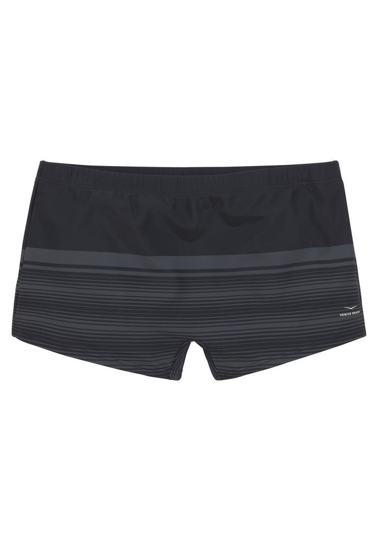 VENICE BEACH VENICE BEACH Boxer-Badehose Badehose Herren - schwarz-grau - 0 | SportScheck