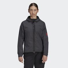 Rückansicht von adidas Five Ten Windjacke Softshelljacke Damen Black