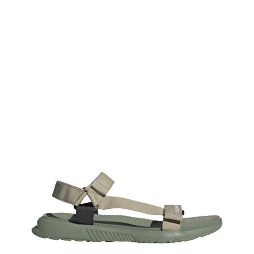 Rückansicht von adidas TERREX Hydroterra Light Sandale Outdoorsandalen Herren Silver Green / Savanna / Silver Dawn