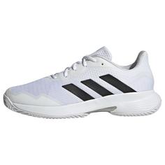 adidas CourtJam Control Tennisschuh Tennisschuhe Herren Cloud White / Core Black / Matte Silver