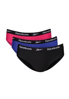 Reebok Slips 3-Pack Slip Damen Black Cobalt Pink