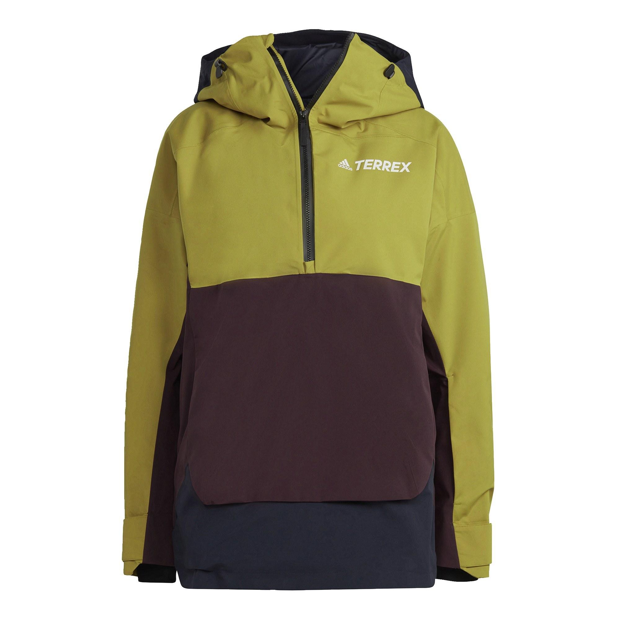 Adidas TERREX 2 LAYER RAIN.RDY SNOW SKIANORAK Funktionsjacke Damen Pulse Olive / Legend Ink