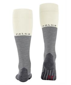 Rückansicht von Falke Skisocken Damen light grey (3400)