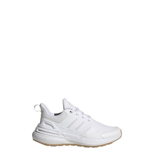 Rückansicht von adidas RapidaSport Bounce Lace Schuh Sneaker Kinder Cloud White / Cloud White / Cloud White