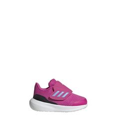 Rückansicht von adidas RunFalcon 3.0 Hook-and-Loop Schuh Sneaker Kinder Lucid Blue / Legend Ink / Cloud White