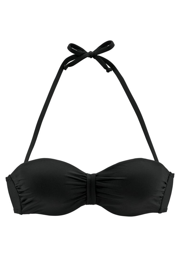 Bench Bench B&uuml;gel-Bandeau-Bikini-Top Bikini Oberteil Damen - schwarz - 0 | SportScheck