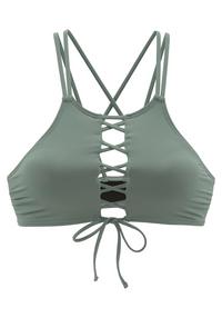 Bench Bustier-Bikini-Top Bikini Oberteil Damen - oliv
