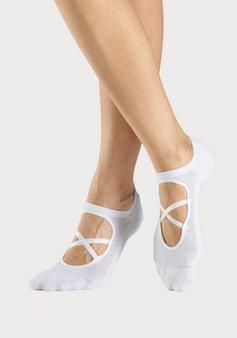 Rückansicht von LASCANA Active Füßlinge Sportsocken Damen weiß