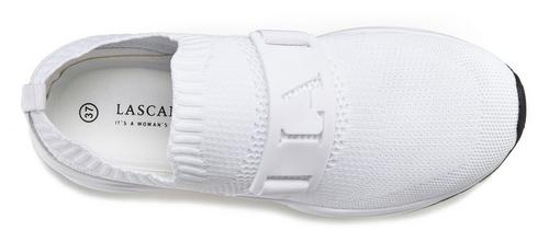 Rückansicht von LASCANA Active Slip-On Sneaker Slipper Damen weiß