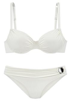 JETTE Bügel-Bikini Bikini Set Damen weiß