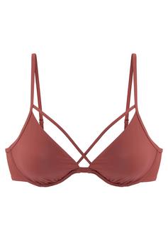 Lascana Bügel-Bikini-Top Bikini Oberteil Damen rostrot