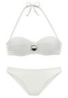 JETTE B&uuml;gel-Bandeau-Bikini Bikini Set Damen - wei&szlig;