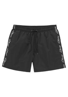 S.OLIVER Badeshorts Badeshorts Herren schwarz