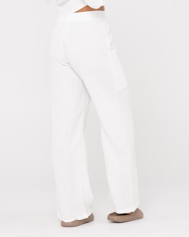 RUSTY RUSTY SOMEWHERE BEACH PANT Stoffhose Damen - White - 0 | SportScheck