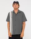 RUSTY DONNY SHORT SLEEVE SHIRT Kurzarmhemd Herren - Charcoal