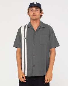 RUSTY DONNY SHORT SLEEVE SHIRT Kurzarmhemd Herren Charcoal