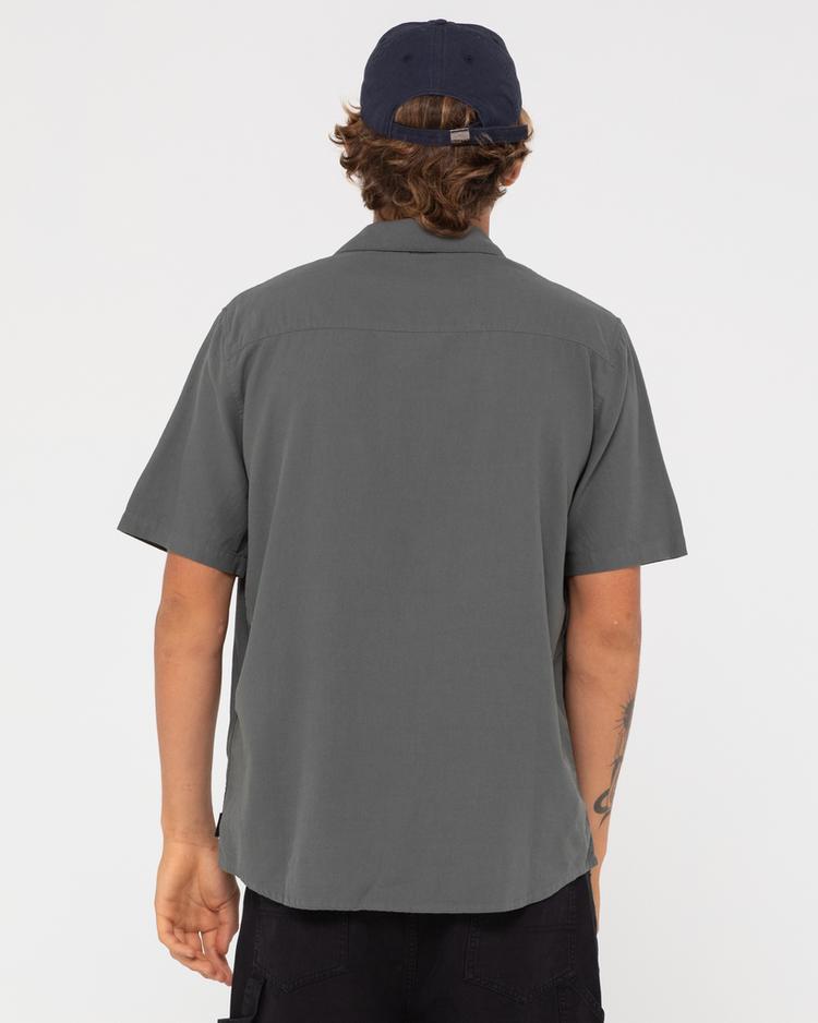 RUSTY RUSTY DONNY SHORT SLEEVE SHIRT Kurzarmhemd Herren - Charcoal - 0 | SportScheck