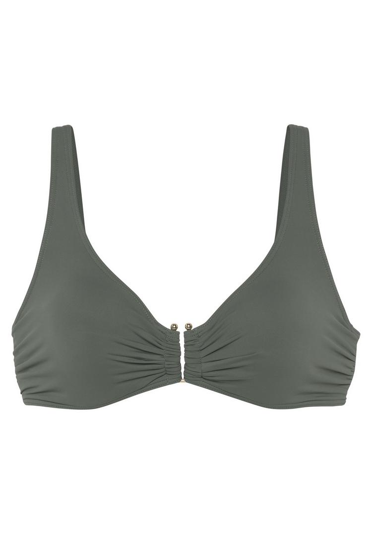 Lascana Lascana B&uuml;gel-Bikini-Top Bikini Oberteil Damen - oliv - 0 | SportScheck