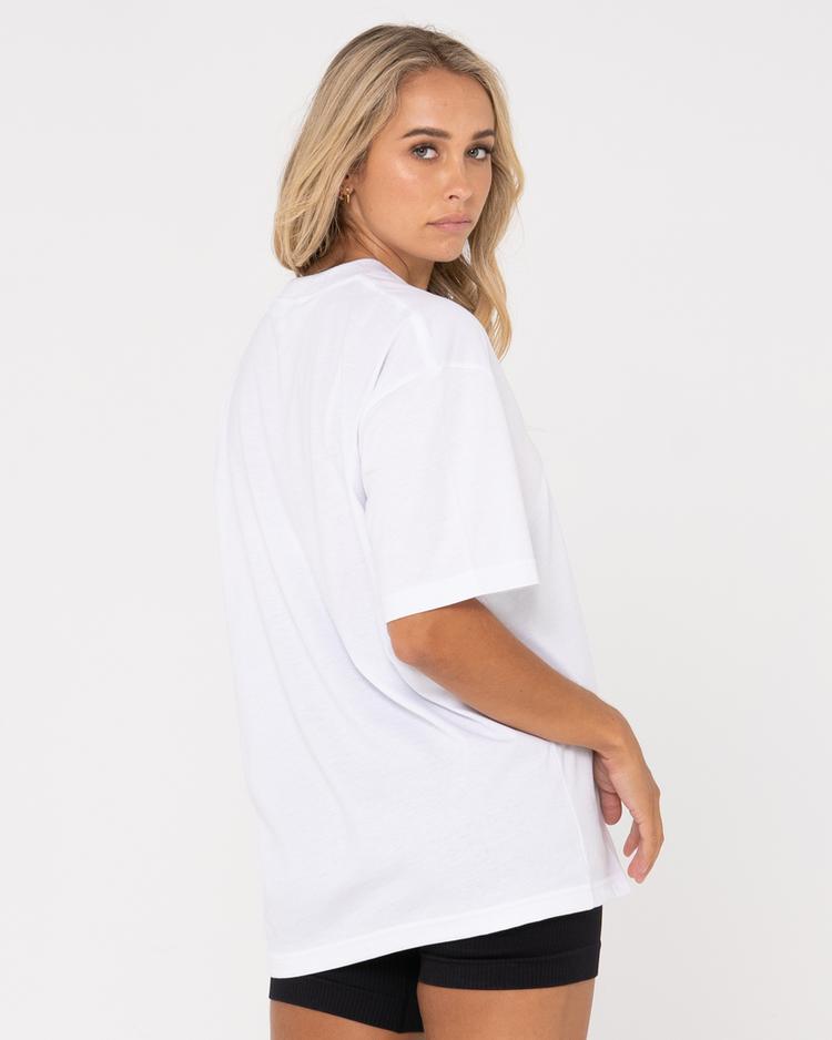 RUSTY RUSTY BLANKS OVERSIZED FIT TEE Oversize Shirt Damen - White - 1 | SportScheck