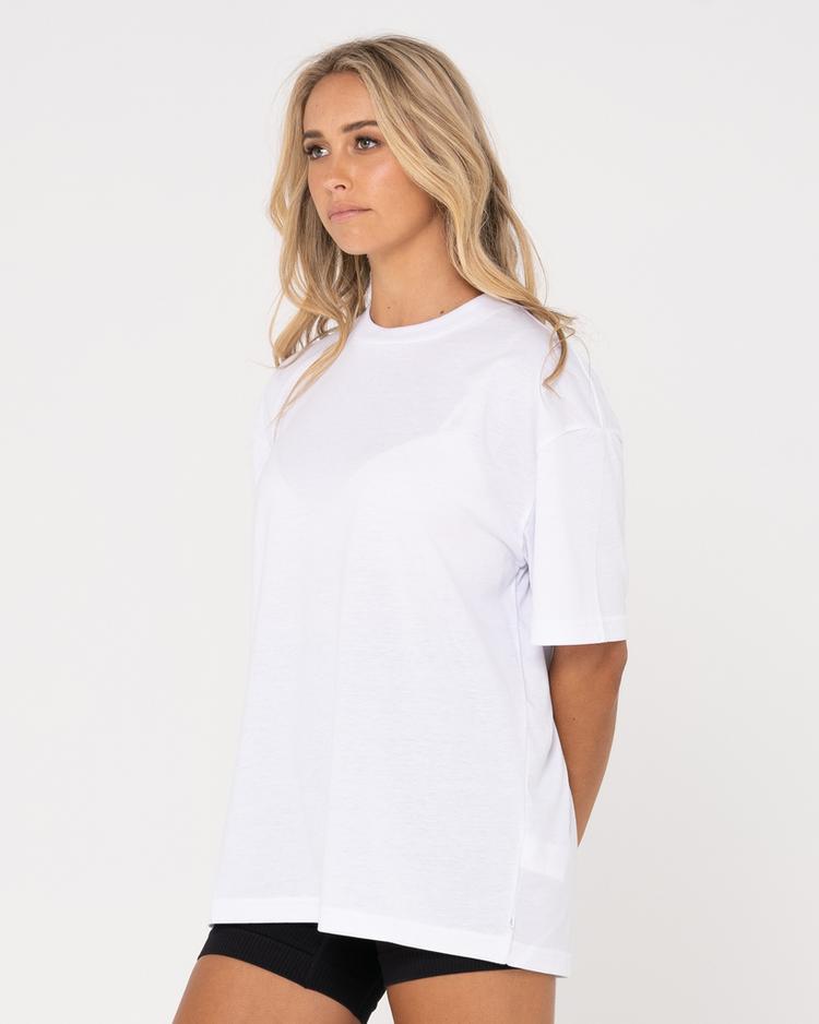 RUSTY RUSTY BLANKS OVERSIZED FIT TEE Oversize Shirt Damen - White - 2 | SportScheck