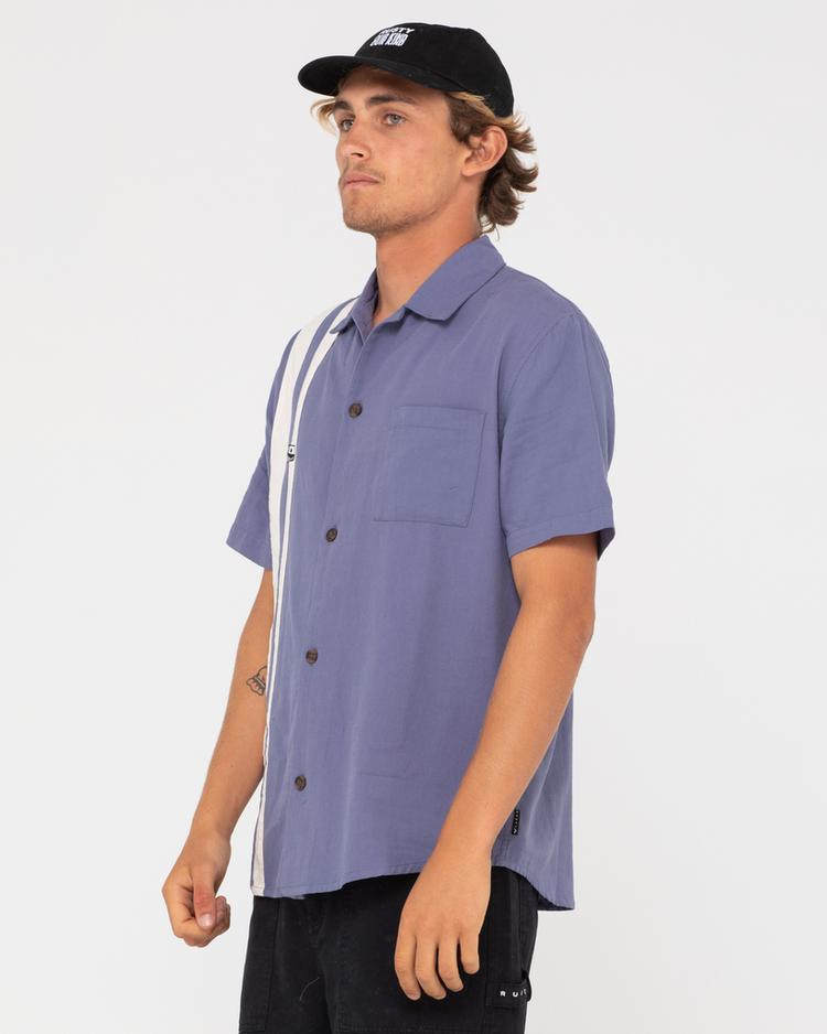 RUSTY RUSTY DONNY SHORT SLEEVE SHIRT Kurzarmhemd Herren - China Blue - 1 | SportScheck