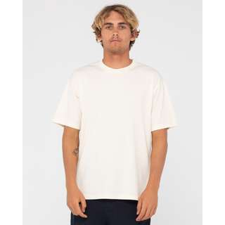 RUSTY DELUXE BLANK S/S TEE T-Shirt Herren Egret