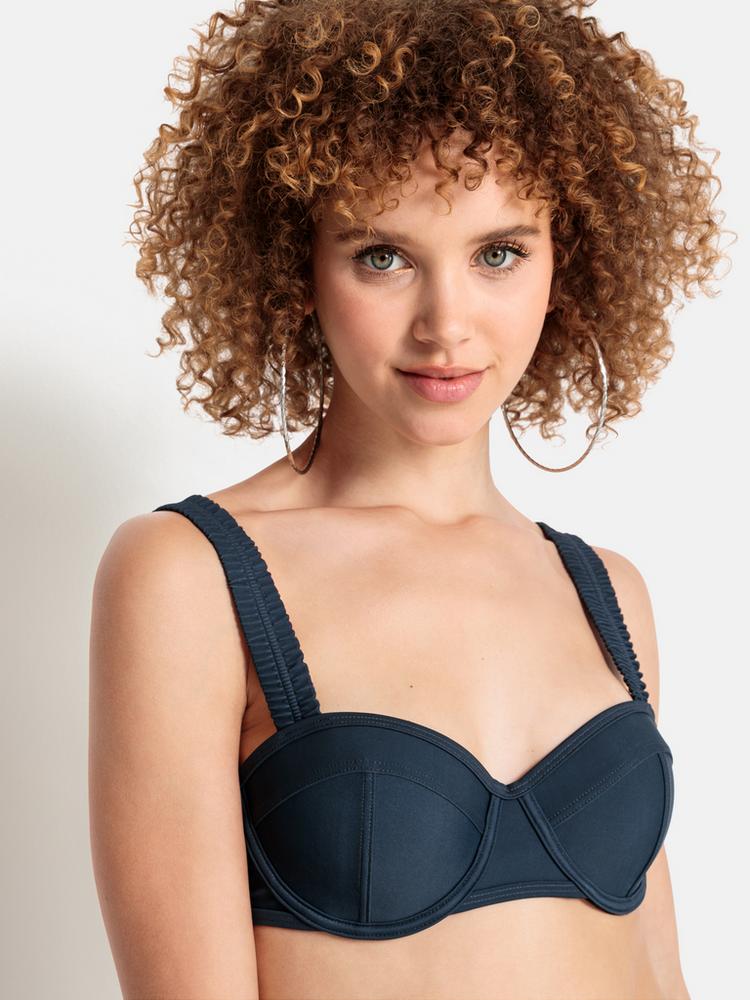LSCN by Lascana LSCN by Lascana B&uuml;gel-Bikini-Top Bikini Oberteil Damen - nachtblau - 2 | SportScheck