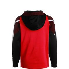 Rückansicht von JAKO Performance Funktionssweatshirt Kinder rot / schwarz