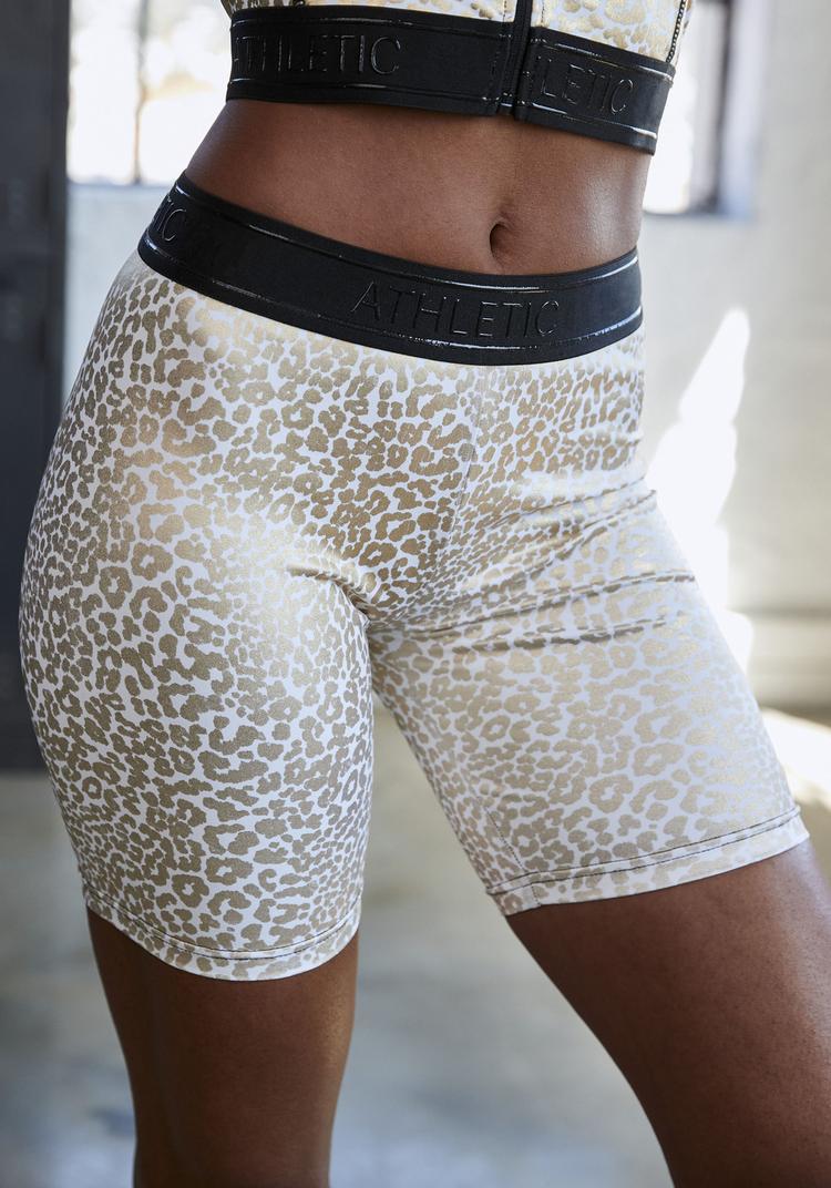 LASCANA Active LASCANA Active Funktionsshorts Funktionsshorts Damen - gold - wei&szlig; - 0 | SportScheck