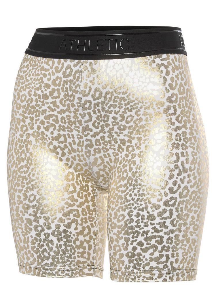 LASCANA Active LASCANA Active Funktionsshorts Funktionsshorts Damen - gold - wei&szlig; - 2 | SportScheck