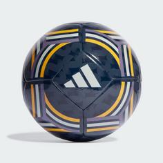 Rückansicht von adidas Real Madrid Club Ball Fußball Legend Ink / Shadow Navy / Preloved Yellow / Wonder Silver