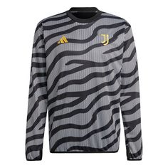 adidas Juventus Turin Pre-Match Warm Oberteil Fußballtrikot Herren Black / White