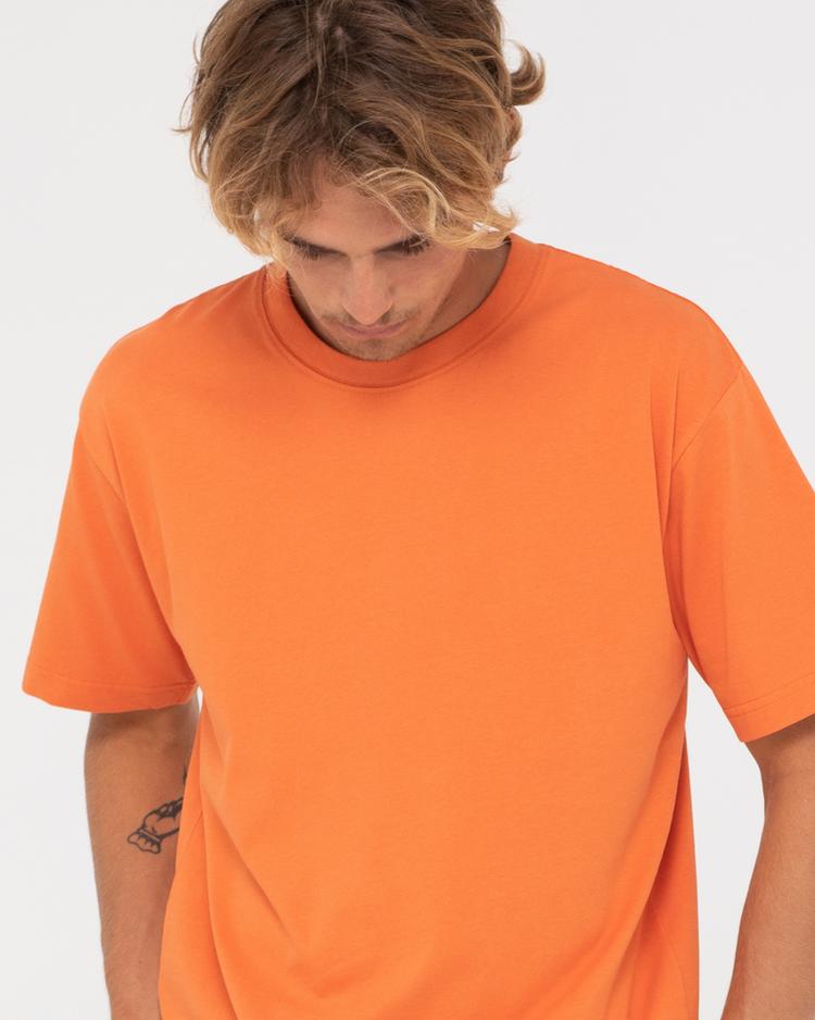 RUSTY RUSTY DELUXE BLANK S/S TEE T-Shirt Herren - HOT SAUCE - 3 | SportScheck