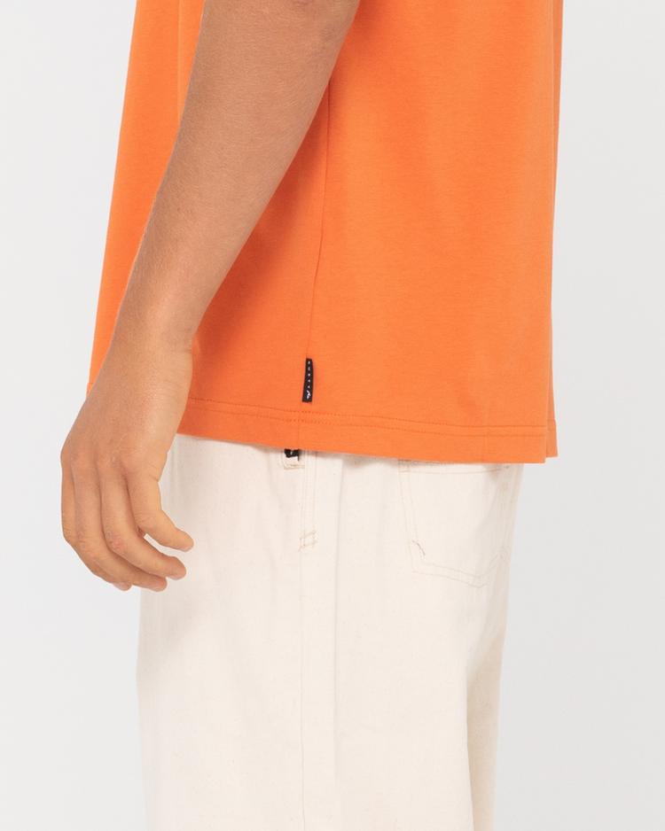 RUSTY RUSTY DELUXE BLANK S/S TEE T-Shirt Herren - HOT SAUCE - 4 | SportScheck