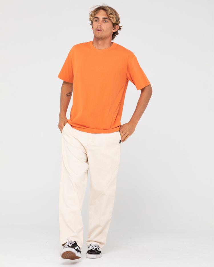 RUSTY RUSTY DELUXE BLANK S/S TEE T-Shirt Herren - HOT SAUCE - 5 | SportScheck