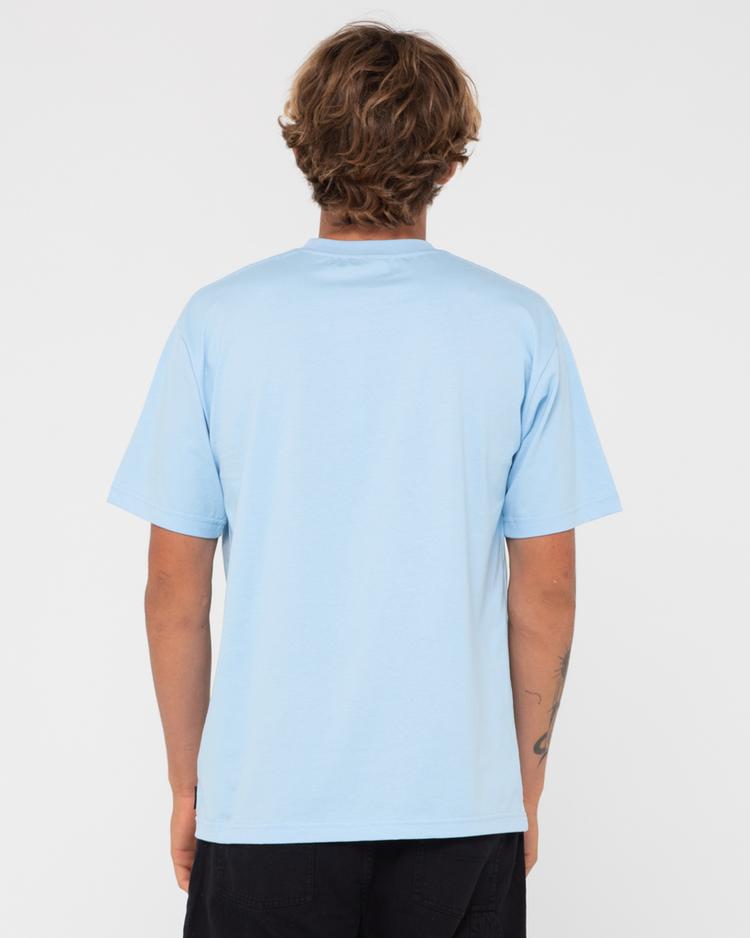 RUSTY RUSTY DELUXE BLANK S/S TEE T-Shirt Herren - PASTEL BLUE - 1 | SportScheck