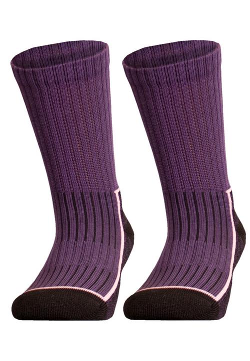 Rückansicht von UphillSport SAANA JR Wandersocken Purple