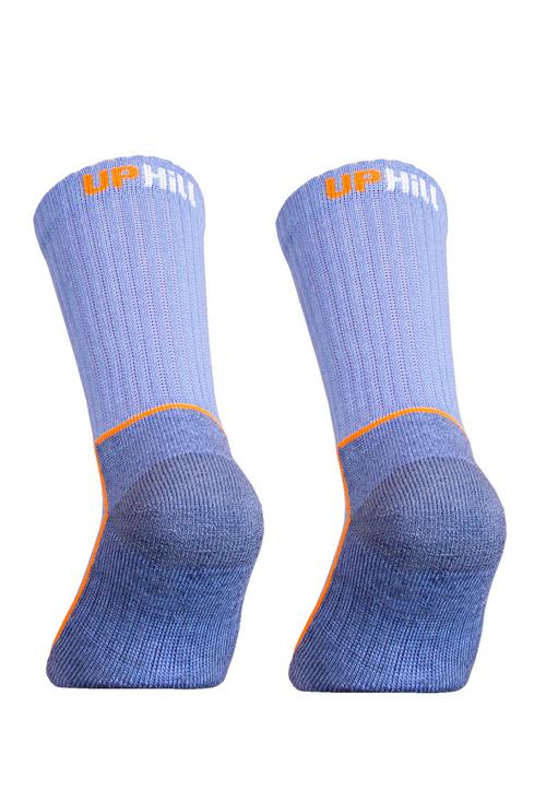 Rückansicht von UphillSport SAANA JR Wandersocken Blue