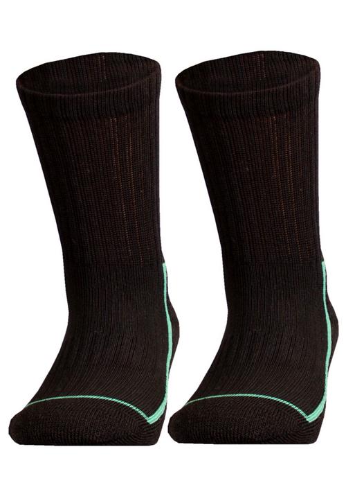 Rückansicht von UphillSport SAANA JR Wandersocken Black