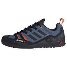 adidas TERREX Swift Solo 2.0 Wanderschuh Walkingschuhe Wonder Steel / Core Black / Semi Impact Orange