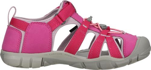 Rückansicht von Keen Wanderschuhe Outdoorsandalen Kinder Pink