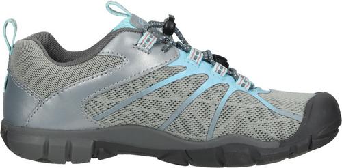 Rückansicht von Keen Wanderschuhe Wanderschuhe Grau/Blau