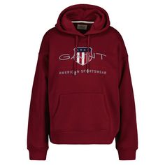 GANT Sweatshirt Sweatshirt Damen Rot (Plumped Red)