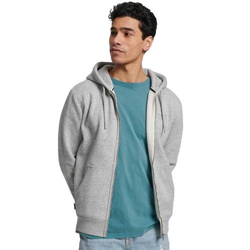 Rückansicht von Superdry Sweatjacke Sweatjacke Herren Grau