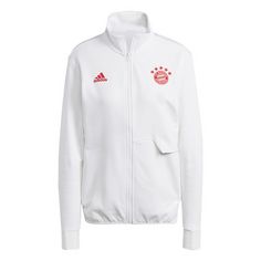 adidas FC Bayern München Anthem Jacke Trainingsjacke Damen White