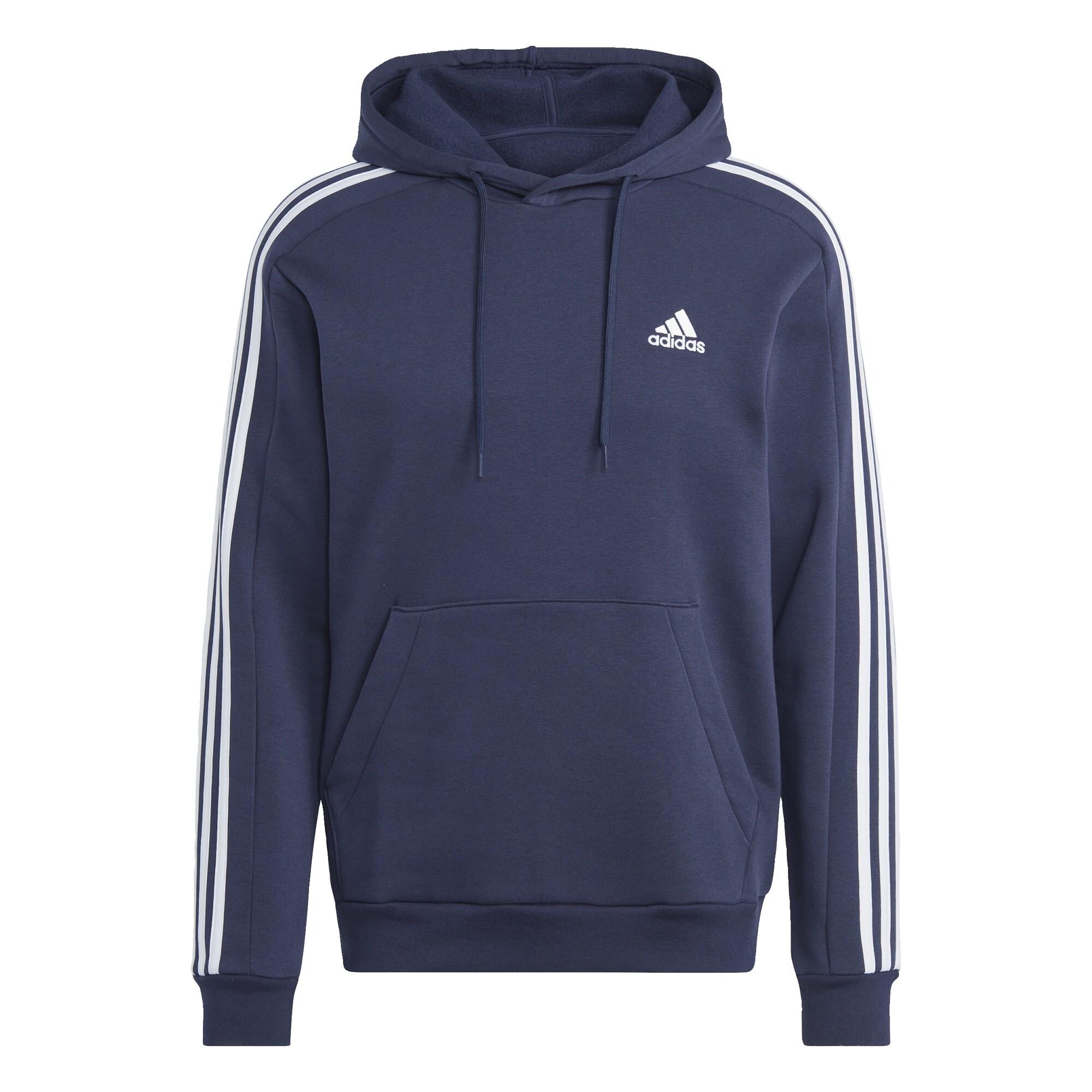 Adidas hoodie stripes best sale