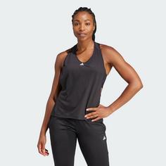 Rückansicht von adidas Power AEROREADY Tanktop Funktionstank Damen Black / White